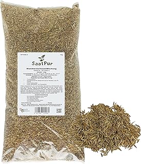 SaatPur® Kleintier-Wiese Nachsaat-Mischung 1kg für ca. 60-80 m² Nachsaat, Weidegras für Klein…