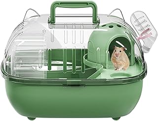Hamster Reisetasche Für Reisen | Tragbare Transportkiste mit Schutzabdeckung – Hamster Reisekäf…