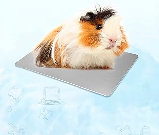 Hileyu Kühlmatte für Hamster, Kaninchen & Meerschweinchen – Anti-Hitzeschlag Eis-Matte für kle…