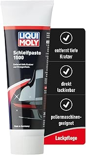 LIQUI MOLY Lackpflege Schleifpaste 1500, Art.-Nr. 21758 I 250ml Lackschleifpaste für tiefe Kratz…