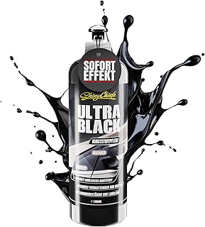 ShinyChiefs ULTRA BLACK Auto Kunststoffpflege schwarz 500 ml – Kunststoff Auffrischer zur Kunstst…