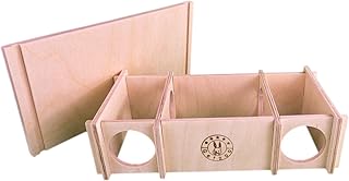 Getzoo Wohnlabyrinth Samy | Optimale Grundfläche 28 x 14,5 cm | Natürlicher BAU mit Dreikammers…