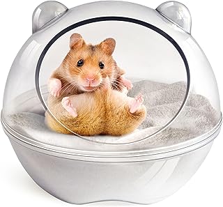 Hamster Badezimmer, Hamster Badewanne, Sandbadbehälter, Hamstertoilette und Sandkasten, Staubbad…