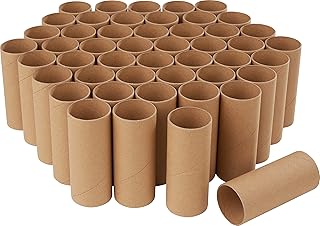 VBS 48er-Pack Papprollen 10x4cm Toilettenrollen Transportrollen Adventskalender
