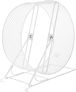 VICASKY Hamsterrad Laufrad 26cm Metall für Kleine Nager Wie Eichhörnchen und Hamster mit Bewegu…