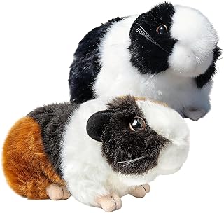 Kuscheltier Meerschweinchen 2 Stück- Superweich Plüschtier Interessant Stofftier Meerschweinche…