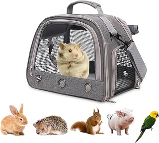 Kleine Haustier Tragetasche, Meerschweinchen Tragetasche Transportbox, Kaninchen Tragetasche, Kle…