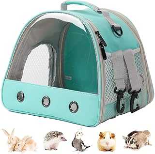 Meerschweinchen Träger Rucksack, klare Blase Fenster Rucksack für Meerschweinchen, Hase Ratte V…