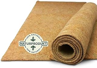 Natursache Hanfmatten für Nager – 100x50x0,5cm Nagerteppich aus 100% Hanf – Hanfmatte für Kanin…