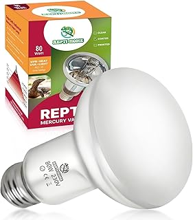 UVA UVB Wärmelampe Terrarium 80W, E27 Reptilien Wärmelampe UVB Lampe, UV Lampen Terrarium für …