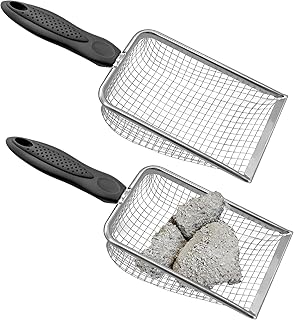 2 Stück Gartensieb Metall Kompostsieb Garten Sandsieb mit Rutschfester Griff, Edelstahl Durchwur…
