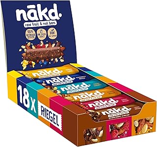 Nakd. Variety Pack Neue Mischung | Kaltgepresste Riegel aus Früchten & Nüssen | 100% Natürlich…