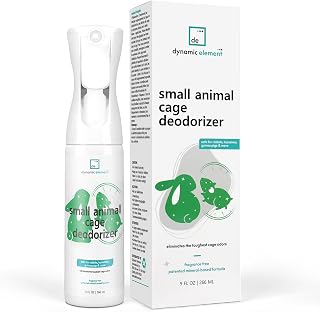 Geruchsentferner für Nagerkäfige, duftfrei, 266 ml | Mineralischer Geruchsentferner, tiersicher…