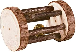 Trixie 61654 Natural Living Spielrolle mit Schelle, ø 5 × 7 cm