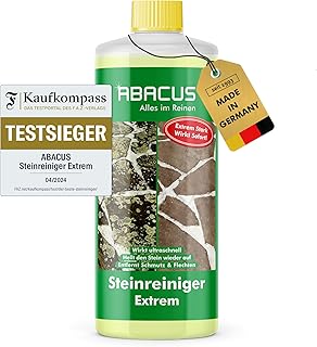 ABACUS® Almo Speed Steinreiniger Extrem, intensiver Steinreiniger für außen mit Sofortwirkung,…