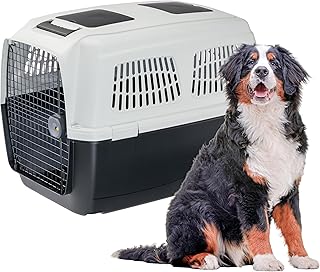 Ferplast Trasportino Cane CLIPPER PLUS, IATA, Trasportino Cane Taglia Grande max 60 Kg, Trasporti…