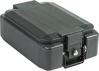 Burg-Wächter feuerfeste Dokumentenbox, abschließbar, anschraubbar, aus Kunststoff mit Feuerschu…