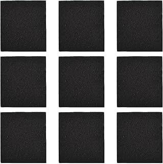 9 Stück Katzentoilette Aktivkohlefilter Schwarz Carbon-Geruchsfilter Katzenklo Mit Deckel Aktivi…