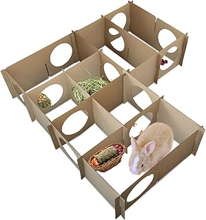 JR FARM PlasticFree Gras-Labyrinth für Kaninchen: 14 Platten, 26 x 58 cm, 18 cm Öffnung, 0.624 kg