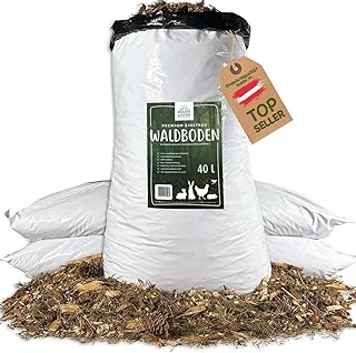 Waldboden-Einstreu 3X 40 L – natürliches Einstreu mit Tannen & Fichtennadeln – extrem saug…