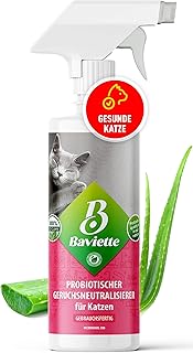 500ml Spray – Geruchsneutralisierer für Katzenhaushalte – reduziert Gerüche von Katzenurin …
