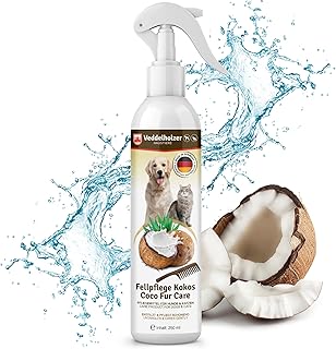 Veddelholzer 250 ml Kokos Fellpflege Hund & Katze. Entfilzungsspray, Welpen, Fell. Zubehör, Hund…